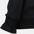 Image of Zip-Up Black Jacket by Moncler for Women - Season Spring-Summer 2025 - Detail View 9