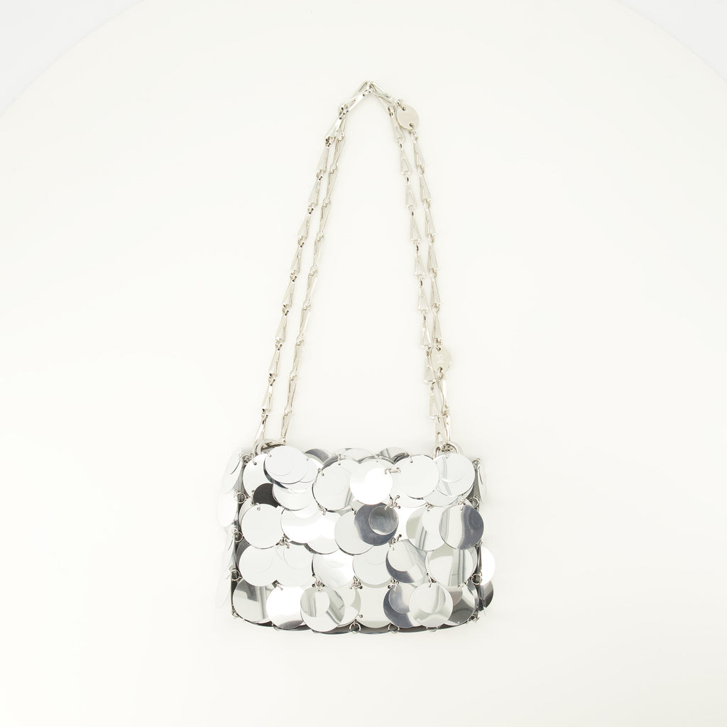 le sac sparkle nano argente rabanne women 15518526144892