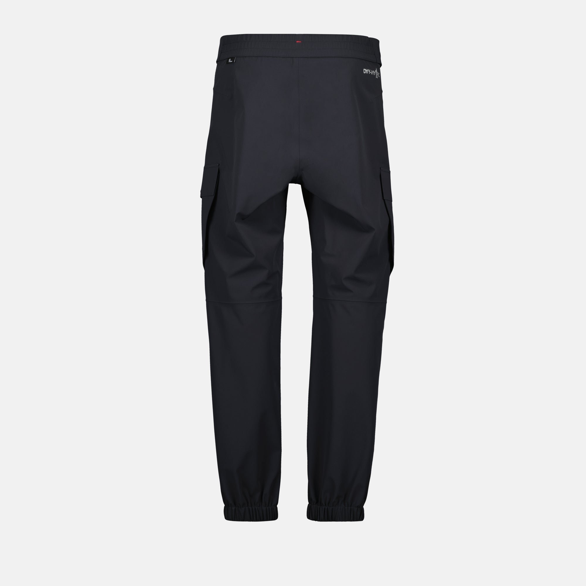 Image of Black Cargo Sport Pants by Moncler Grenoble for Men - Season Autumn-Winter 2024 - Detail View 2