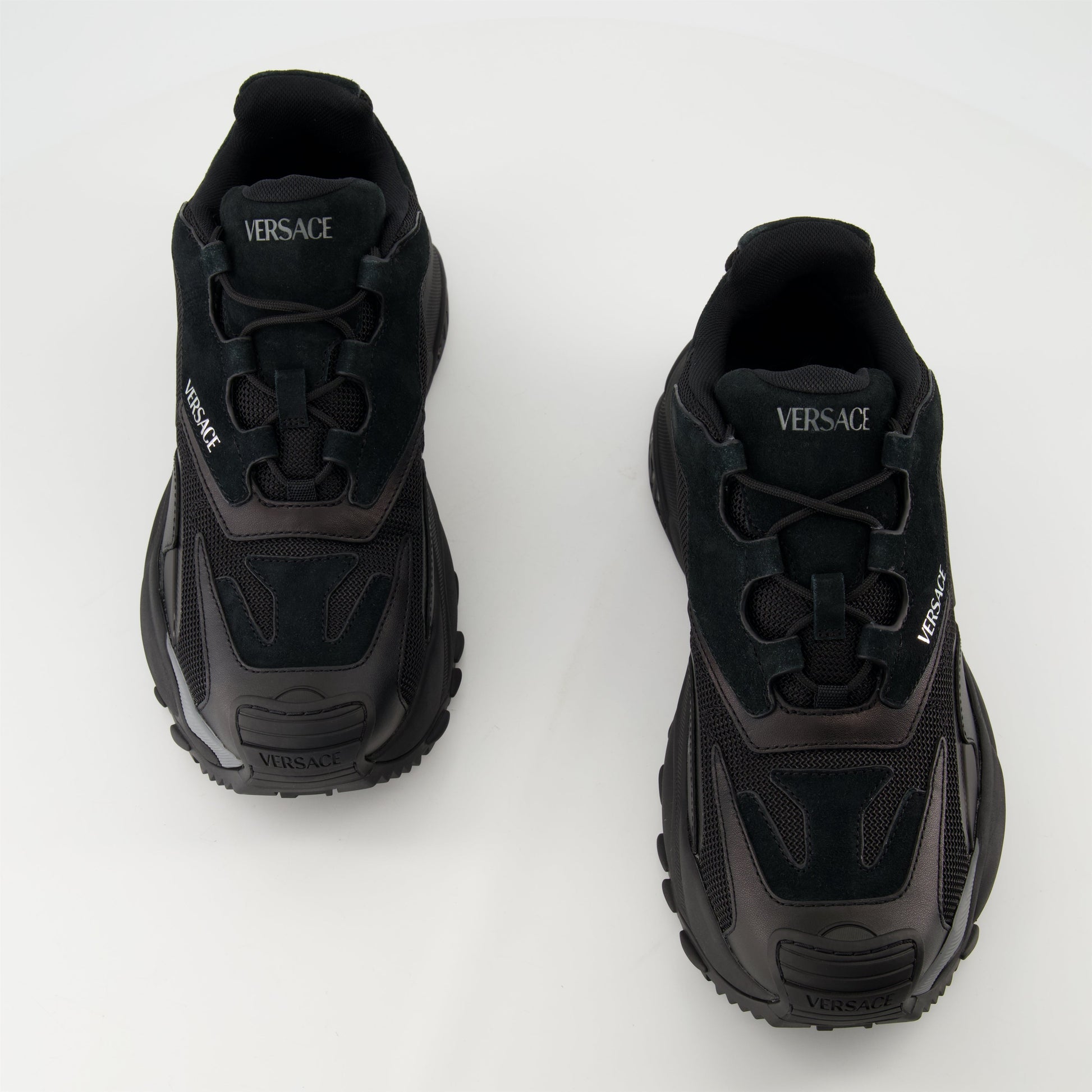 Mercury M_VS_04, Versace sneakers, black sneakers, technical fabric footwear, designer shoes