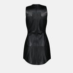 Image de la robe en cuir L-Ilith par Diesel pour femmes - Saison Printemps-Été 2025 - Détail 2