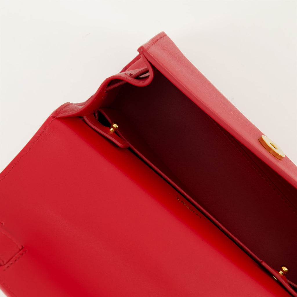 Versace bag, Medusa '95, red leather bag, small designer bag, luxury fashion accessories