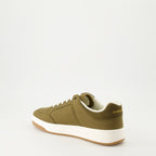 SL/61 sneakers, Saint Laurent, green canvas sneakers, luxury sneakers, men's footwear