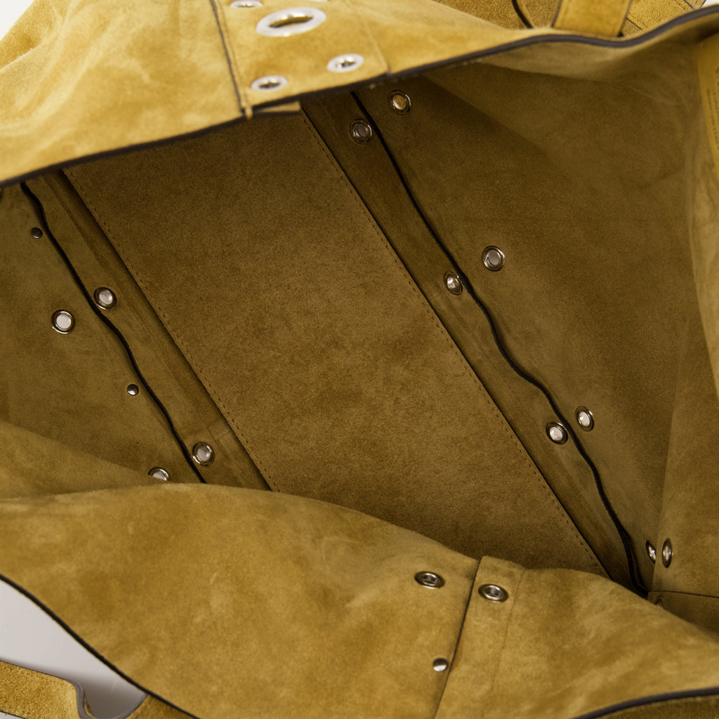 Nellcôte tote bag, Valentino Garavani, suede handbag, VLogo Signature, luxury accessories