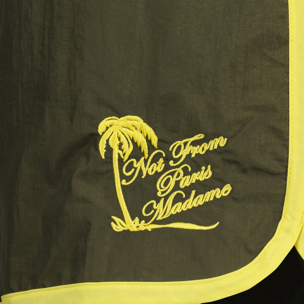 Shorts de bain Kaki Palm Tree