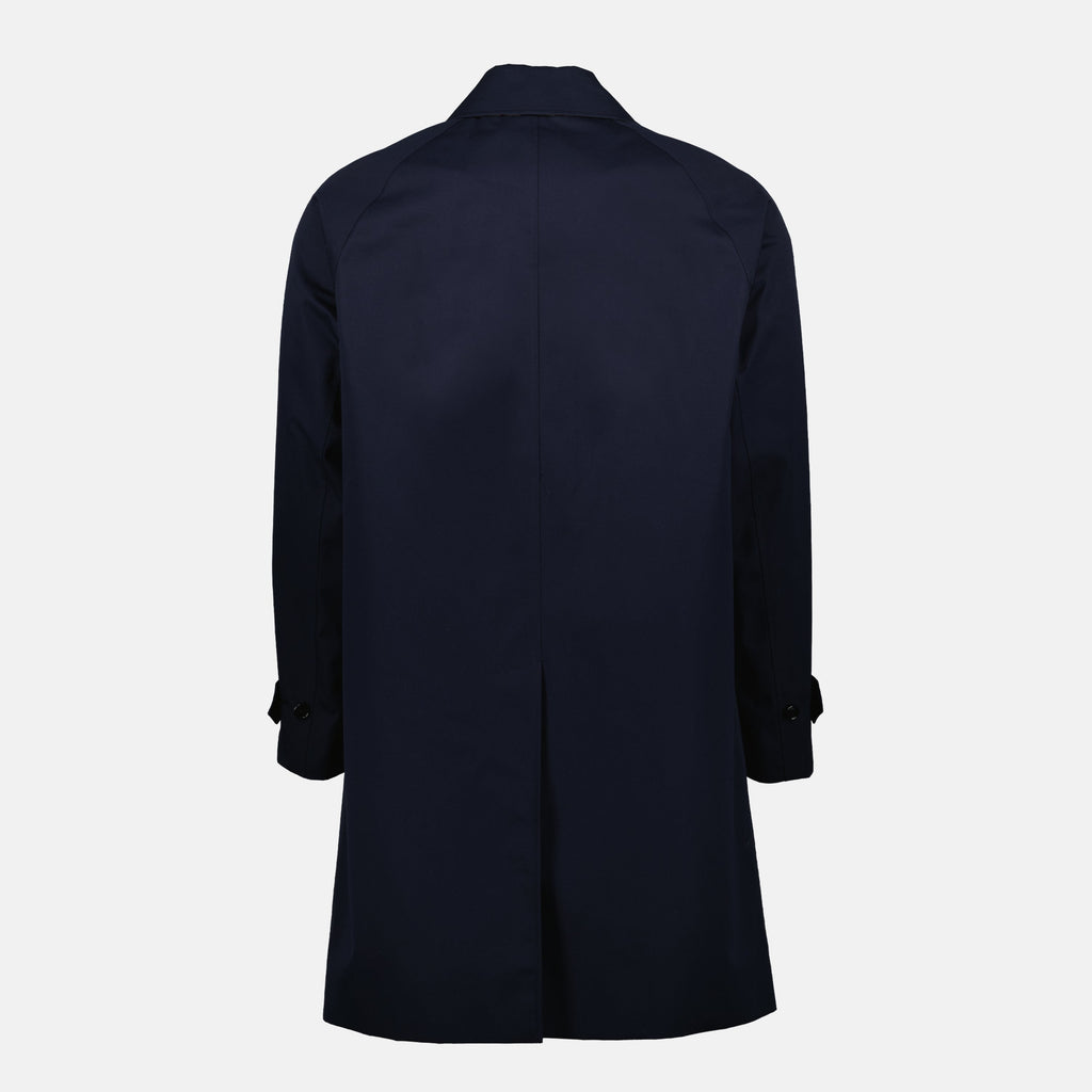 Burberry trench coat, Camden trench coat, navy trench coat, men's outerwear, Autumn-Winter collection