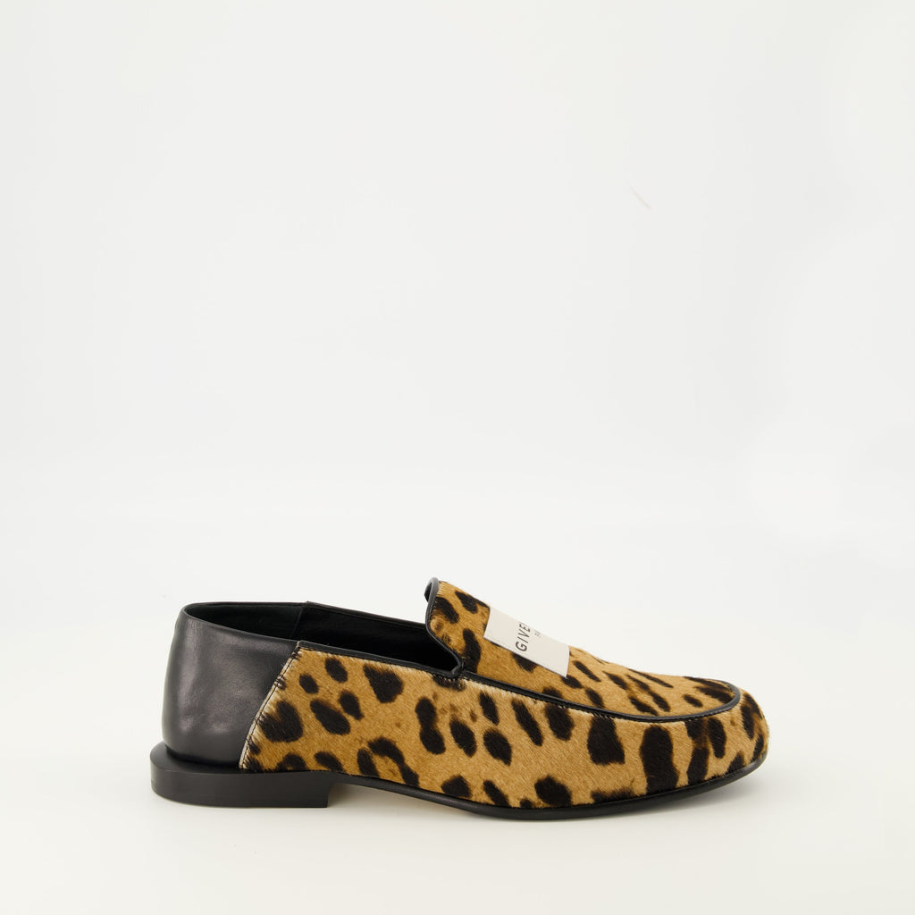 Givenchy loafers, leopard print shoes, luxury footwear, men's loafers, premium leather shoes