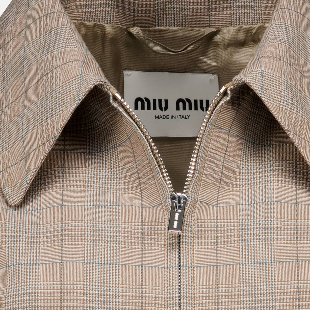 Checked Wool Jacket
