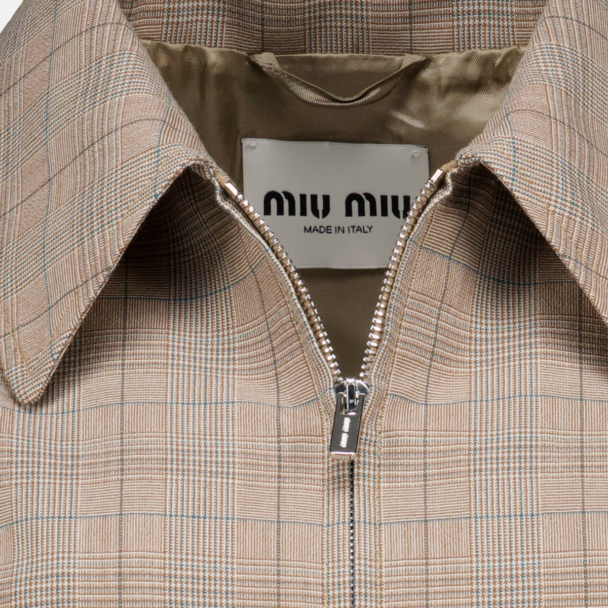 Checked Wool Jacket