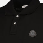 Image of Cotton Polo by Moncler for Men - Season Spring-Summer 2026 - Detail View 1