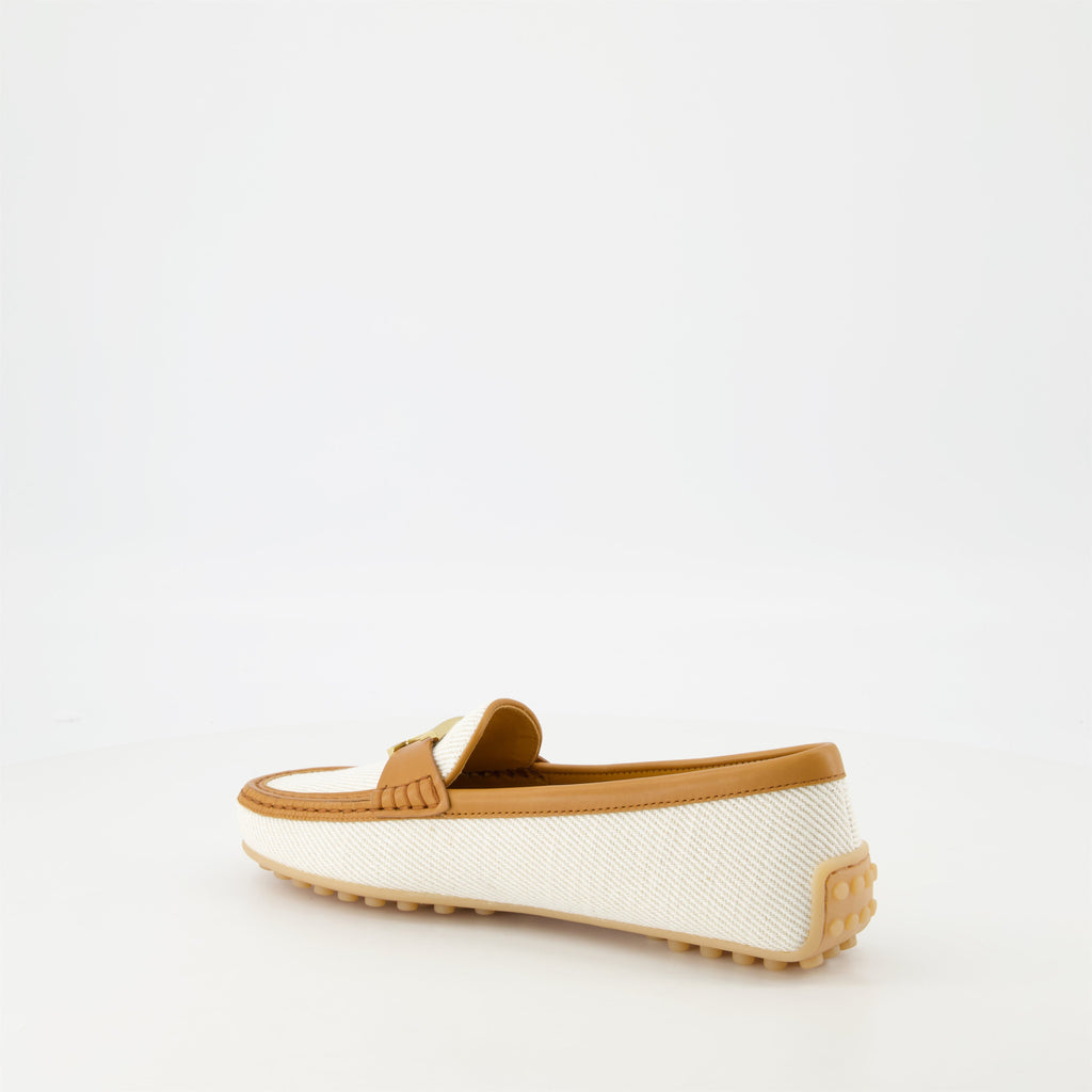 Mocassins, Gommino, Tod's, Beige and Brown Shoes, Luxury Footwear