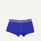 Image du short Boxer Medusa Bleu de Versace pour Hommes - Saison Printemps-Été 2025 - Vue de Face