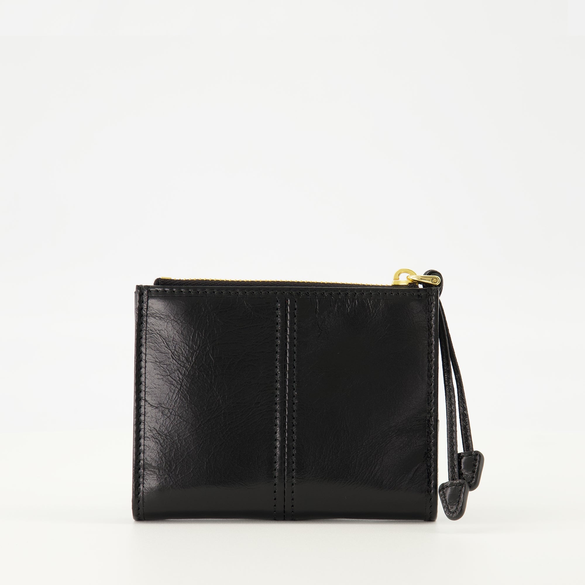 Black Leather Square Wallet - Prada | WE IN STYLE