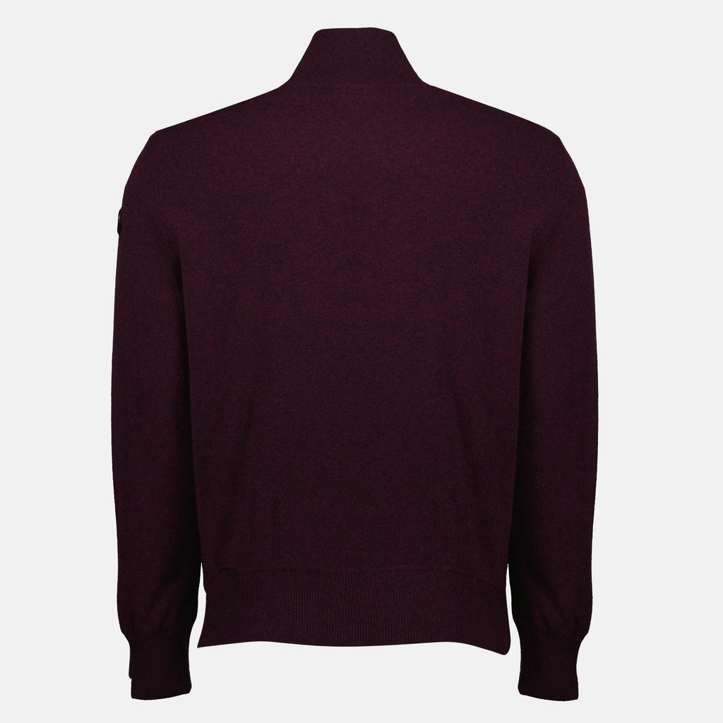 bordeaux cardigan, Moncler, wool and cashmere, Autumn-Winter fashion, men's luxury knitwear