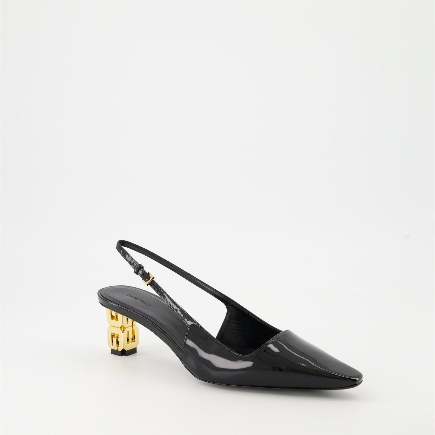 Givenchy pumps, patent leather heels, black pointed toe pumps, luxury footwear, Autumn-Winter fashion