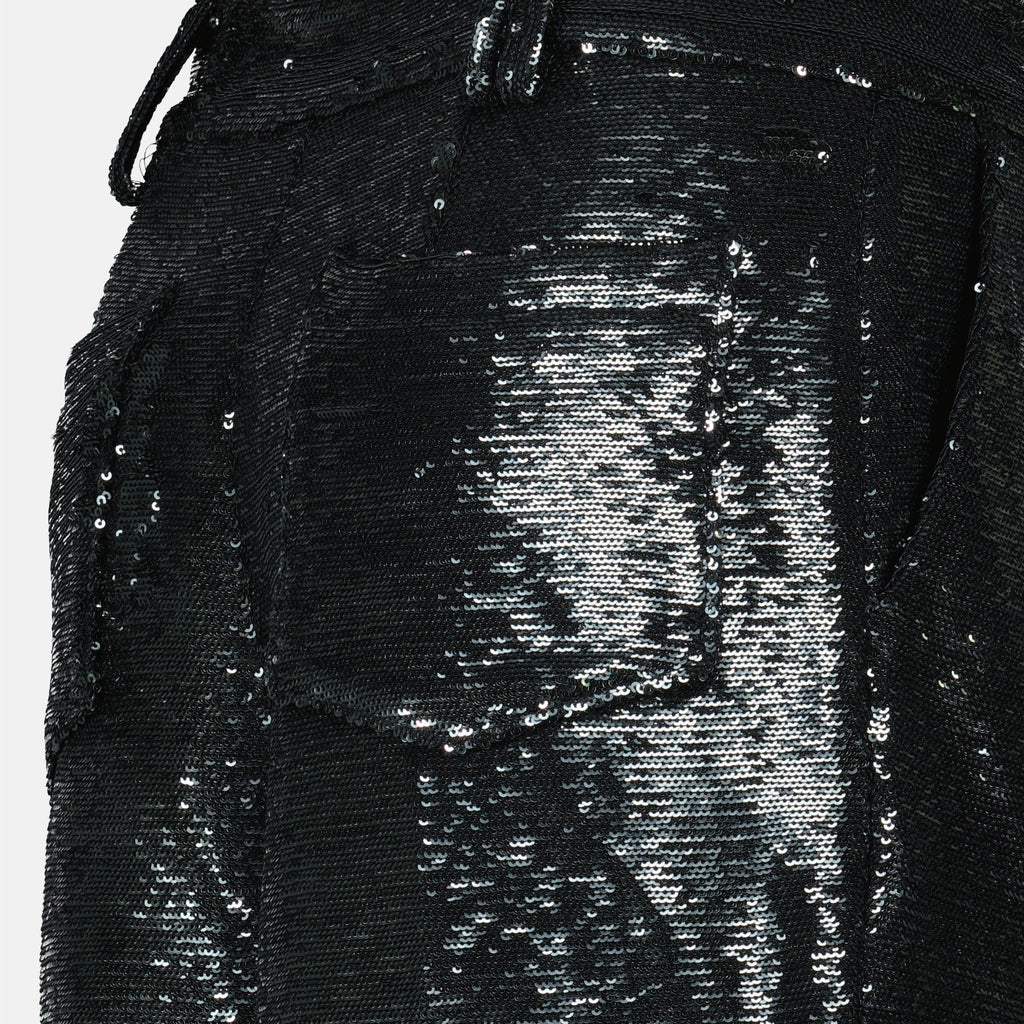 silver sequin shorts, Nucas shorts, high-waisted shorts, summer fashion, elegant shorts