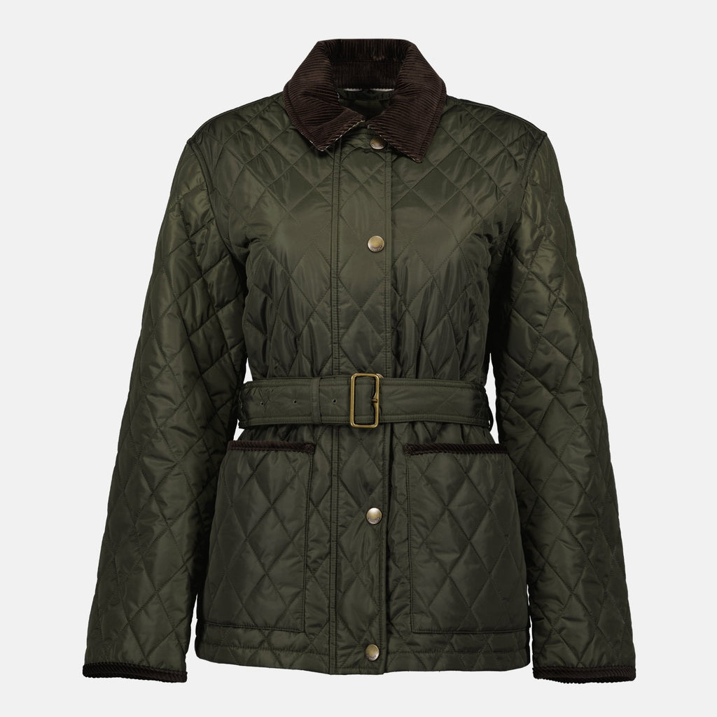Burberry jacket, quilted jacket, khaki jacket, Autumn-Winter 2025, women's outerwear