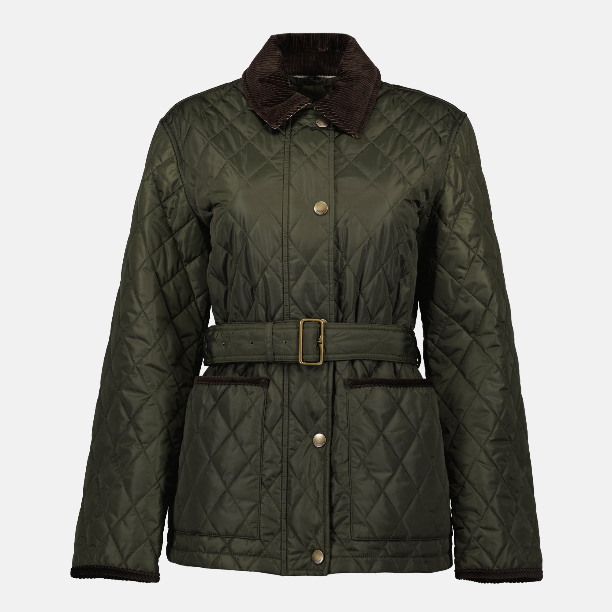 Burberry jacket, quilted jacket, khaki jacket, Autumn-Winter 2025, women's outerwear