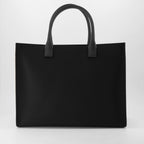 Versace tote, luxury canvas bag, black tote, high-end accessories, Medusa emblem