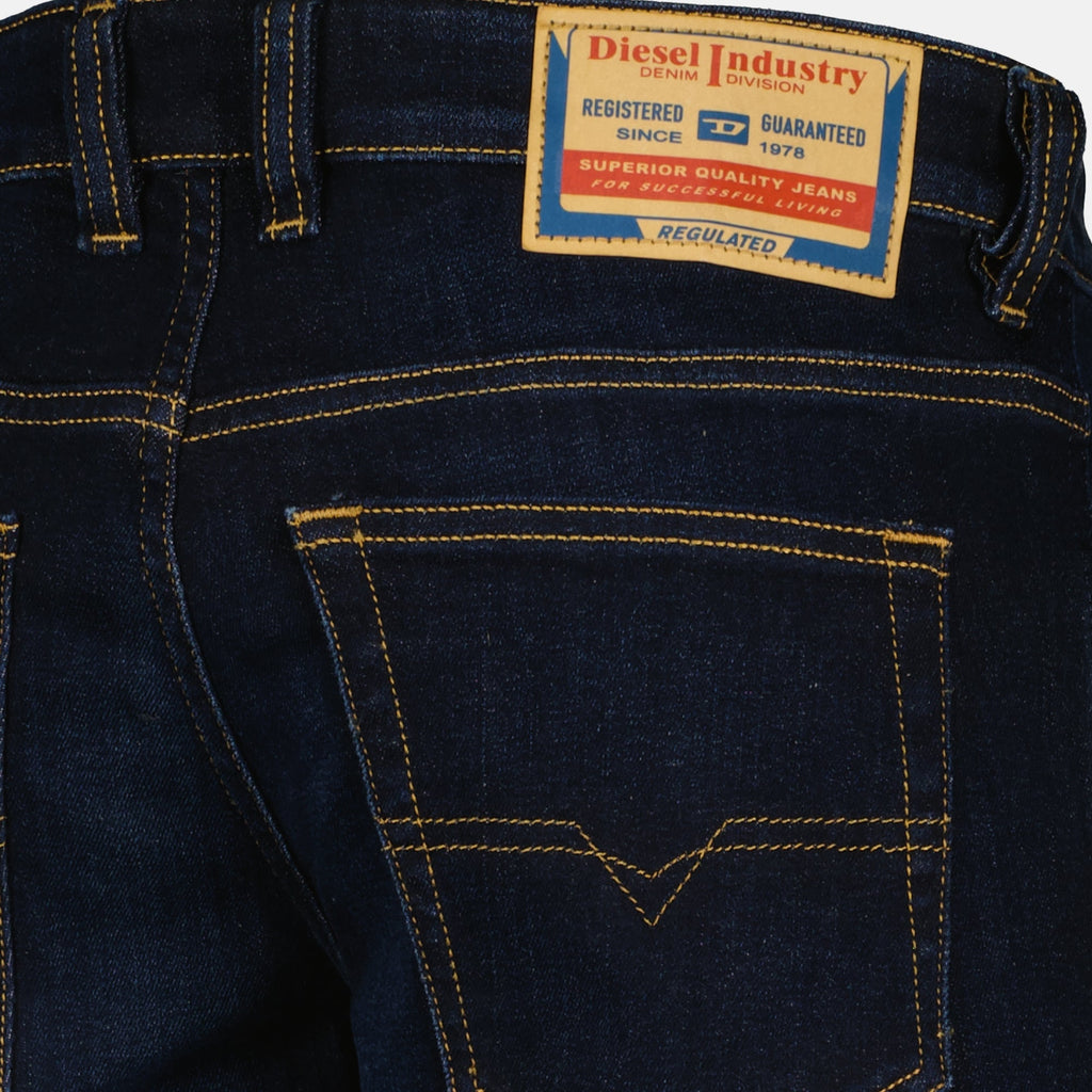 Image of jean d-vyl 1993 l.32 bleu foncé by Diesel for Men - Season Spring-Summer 2026 - Detail View 2