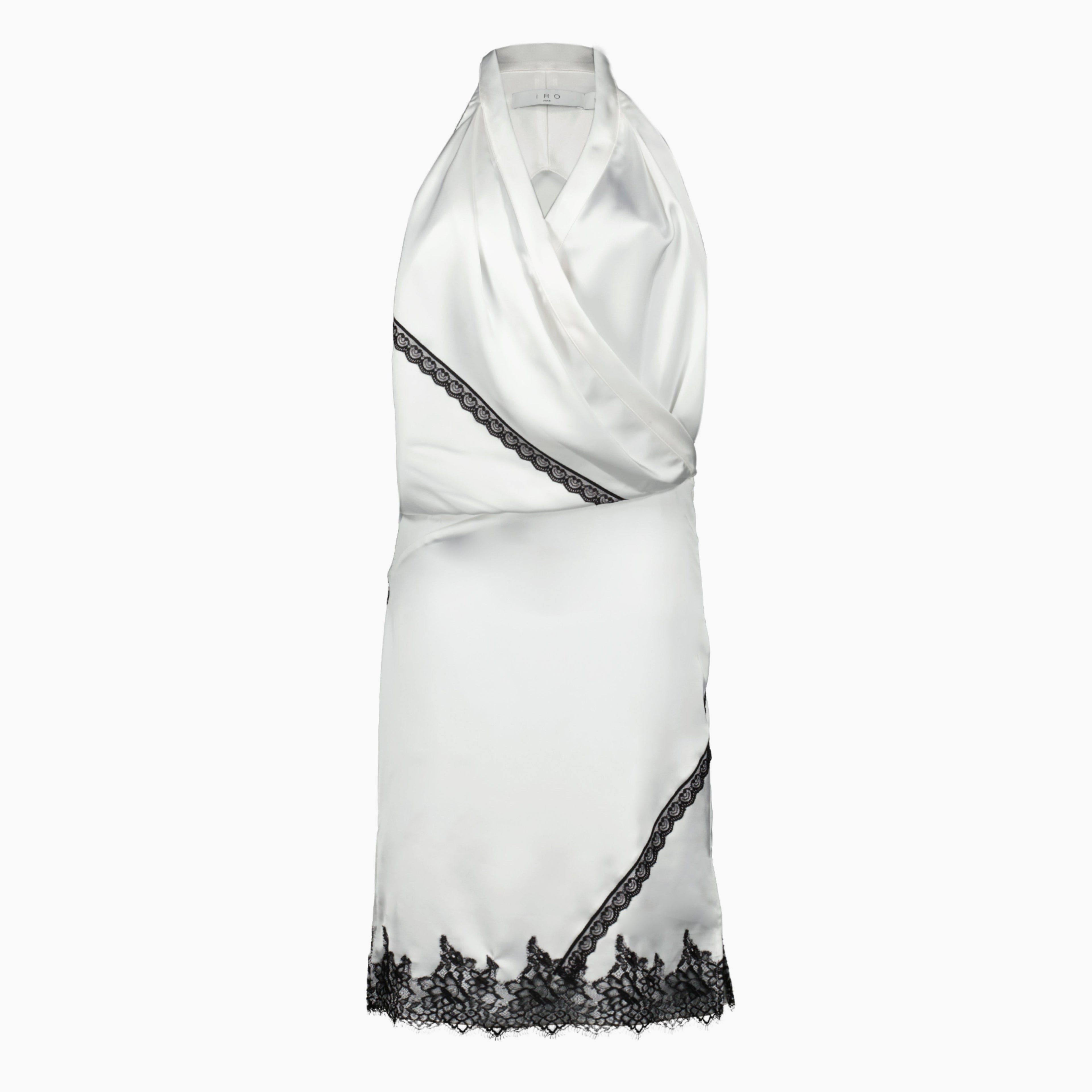 Robe Midi Effet Satin Drapé