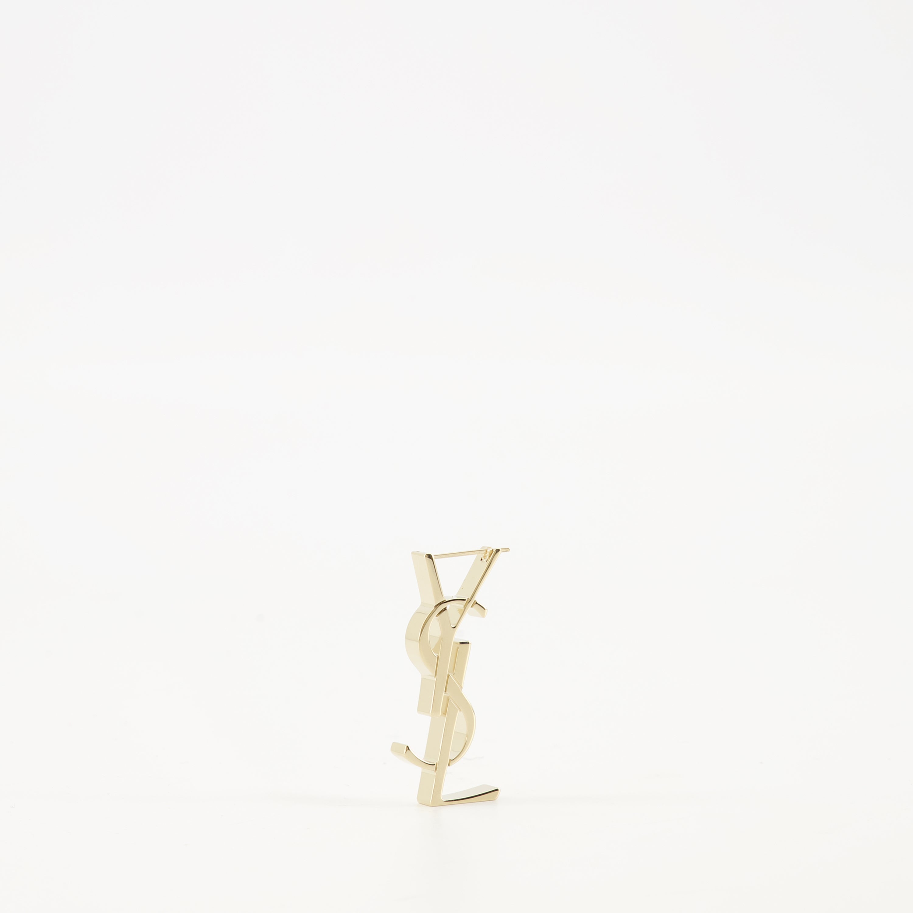 Saint Laurent, Cassandre earrings, gold hoops, luxury earrings, designer accessories