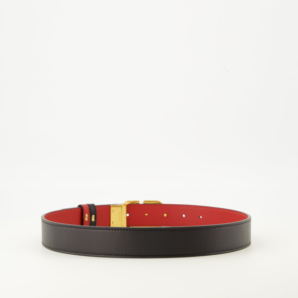 VLogo belt, Valentino, leather belt, reversible belt, fashion accessories