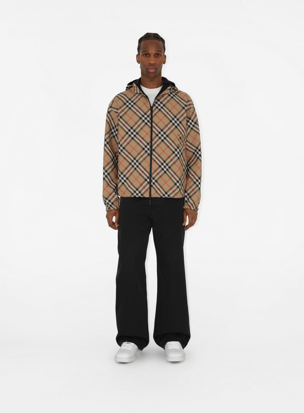 reversible jacket, Burberry Cavalier jacket, luxury men's outerwear, nylon jacket, Burberry EKD