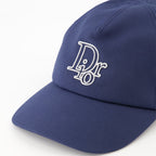 Dior Oblique Cap, Dior Accessories, Navy Cap, Embroidered Logo Cap, Cotton Cap