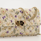 Valentino pouch, Jacquard accessory, Rockstud Spike, Luxury bag, Chic clutch