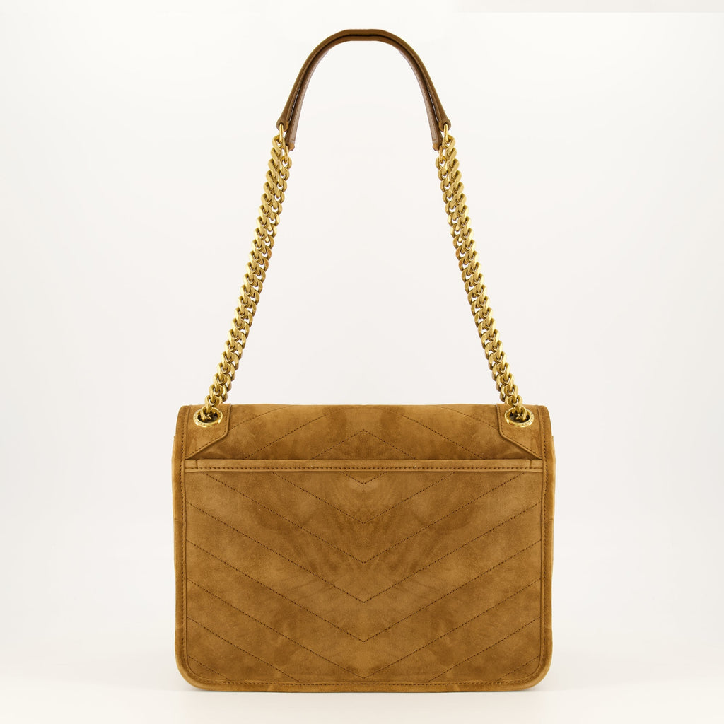 Sac porté épaule Niki Medium en daim