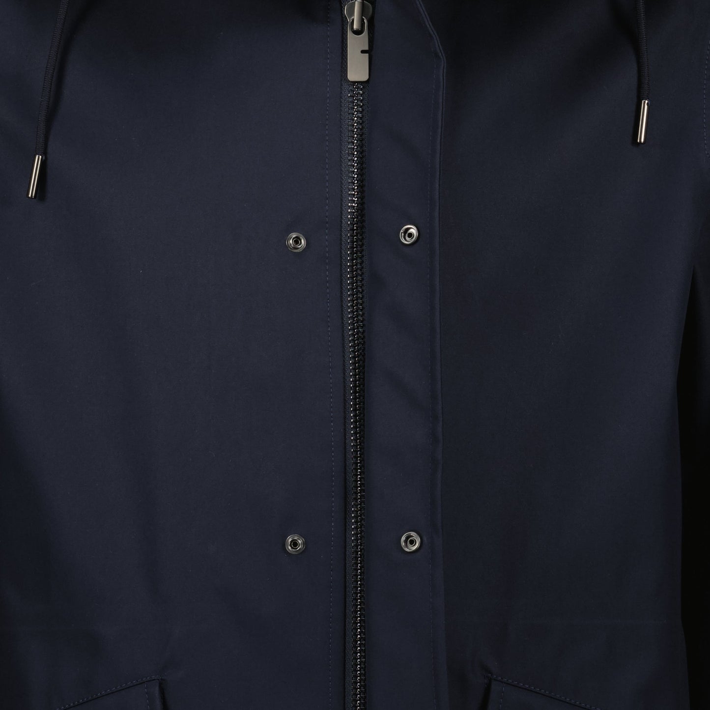 Burberry parka, navy parka, cotton gabardine, Burberry Check lining, Autumn-Winter collection