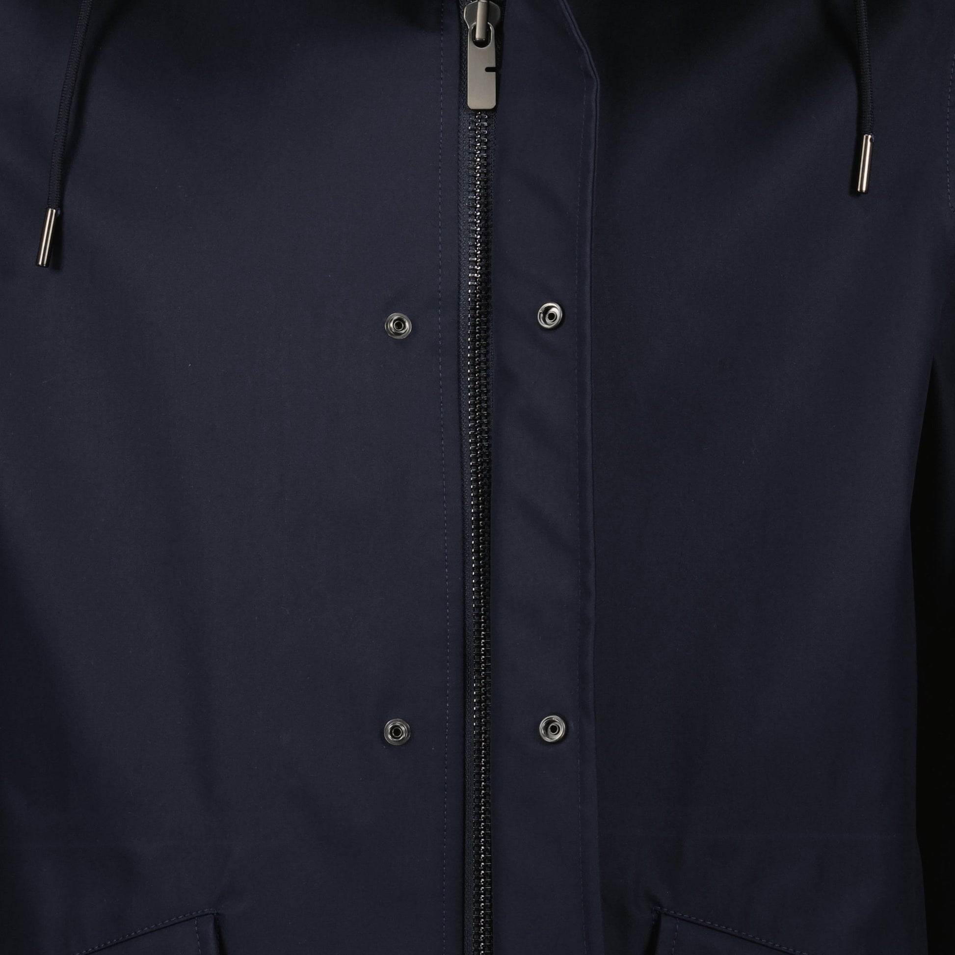 Burberry parka, navy parka, cotton gabardine, Burberry Check lining, Autumn-Winter collection