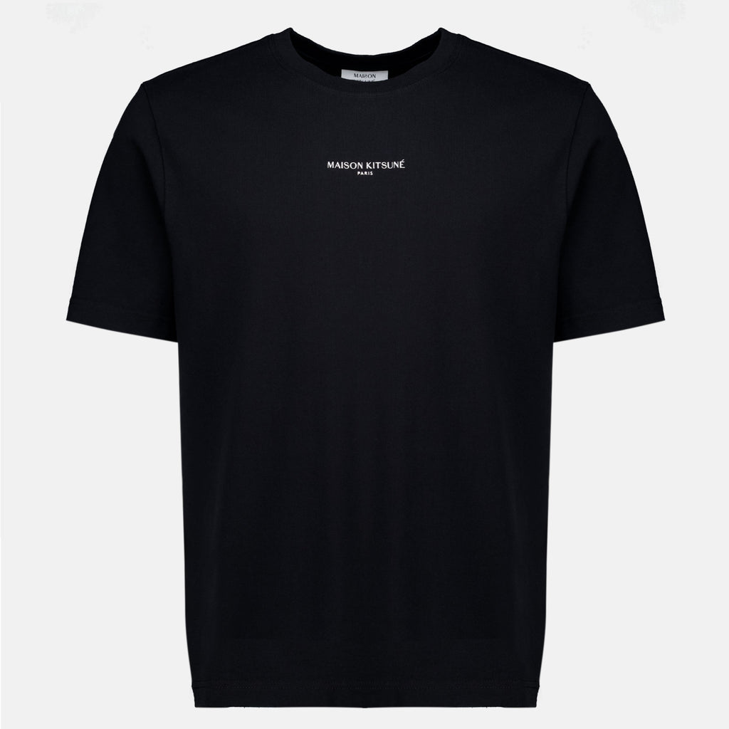 Kitsuné Black Embroidered T-Shirt