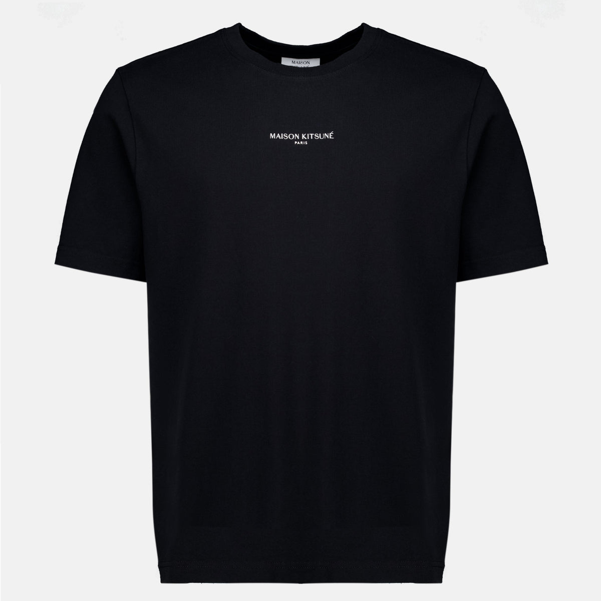 Kitsuné Black Embroidered T-Shirt