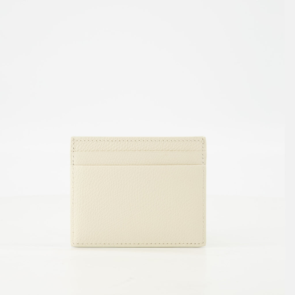 VLogo cardholder, beige cardholder, calfskin accessories, elegant cardholder, designer cardholder
