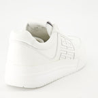 Image of White Leather Sneakers G4 by Givenchy for Women - Season Autumn-Winter 2024 - Back View