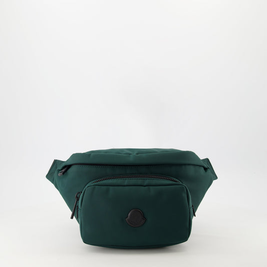 Moncler waist bag, Durance green bag, nylon waist bag, waterproof accessories, men's accessories