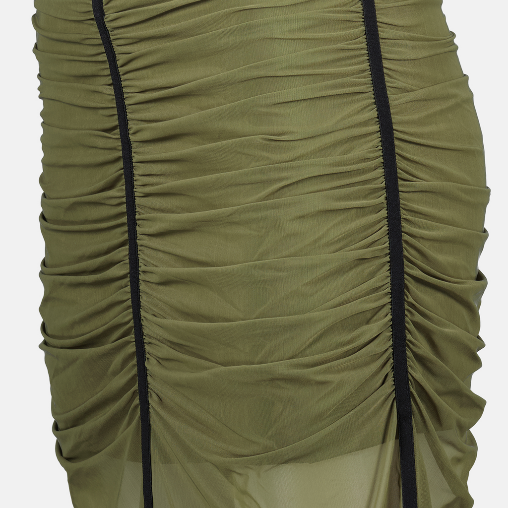 O-Ira skirt, khaki skirt, Diesel apparel, fitted skirt, seasonal fashion