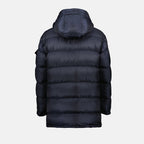 Reversible jacket, Cotton jacket, Quilted jacket, Blue jacket, Moncler jacket