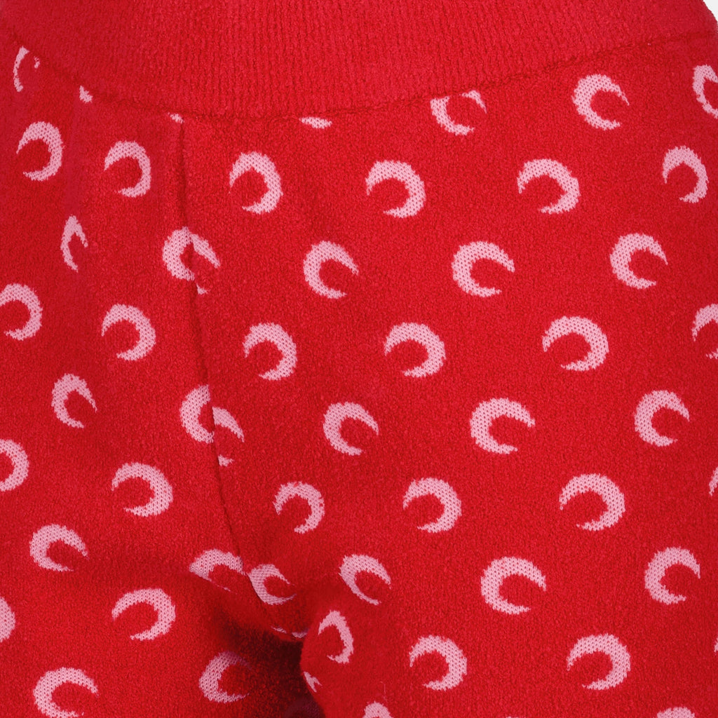 Cycliste Boucle Moon Rouge