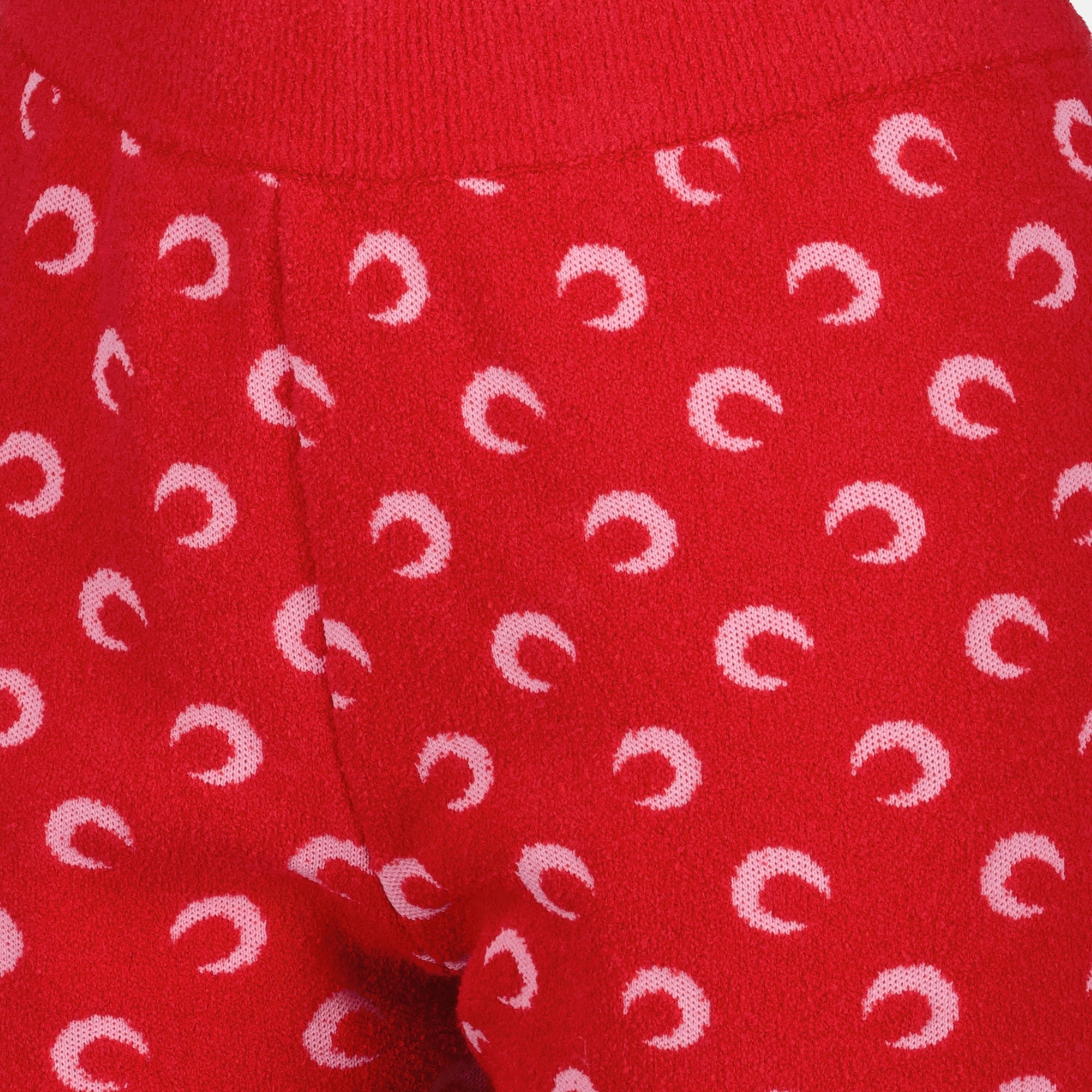 Cycliste Boucle Moon Rouge