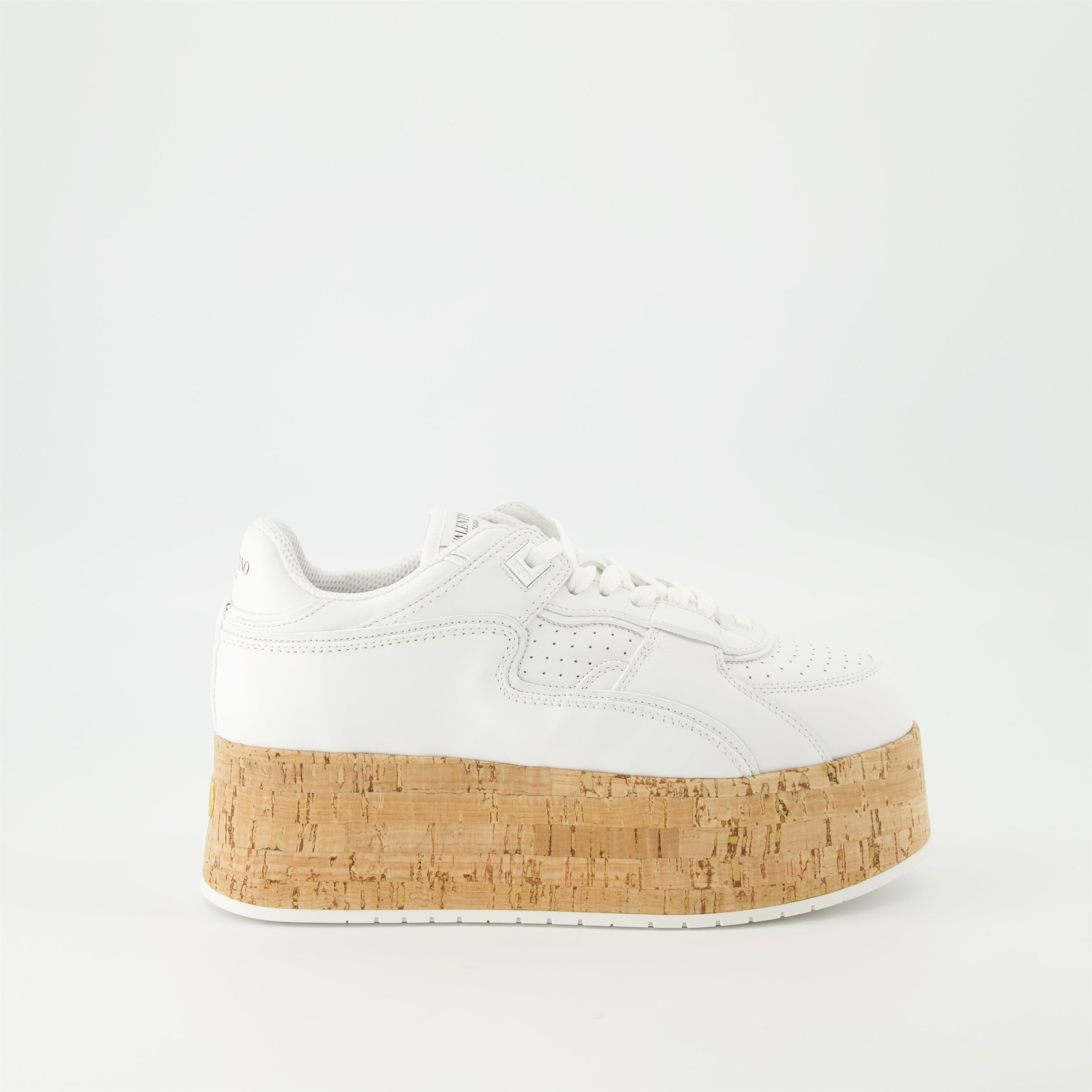Freedots XL sneakers, leather sneakers, platform sneakers, Valentino Garavani, stylish footwear