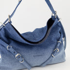 Givenchy bag, denim bag, Voyou bag, adjustable strap, designer accessories