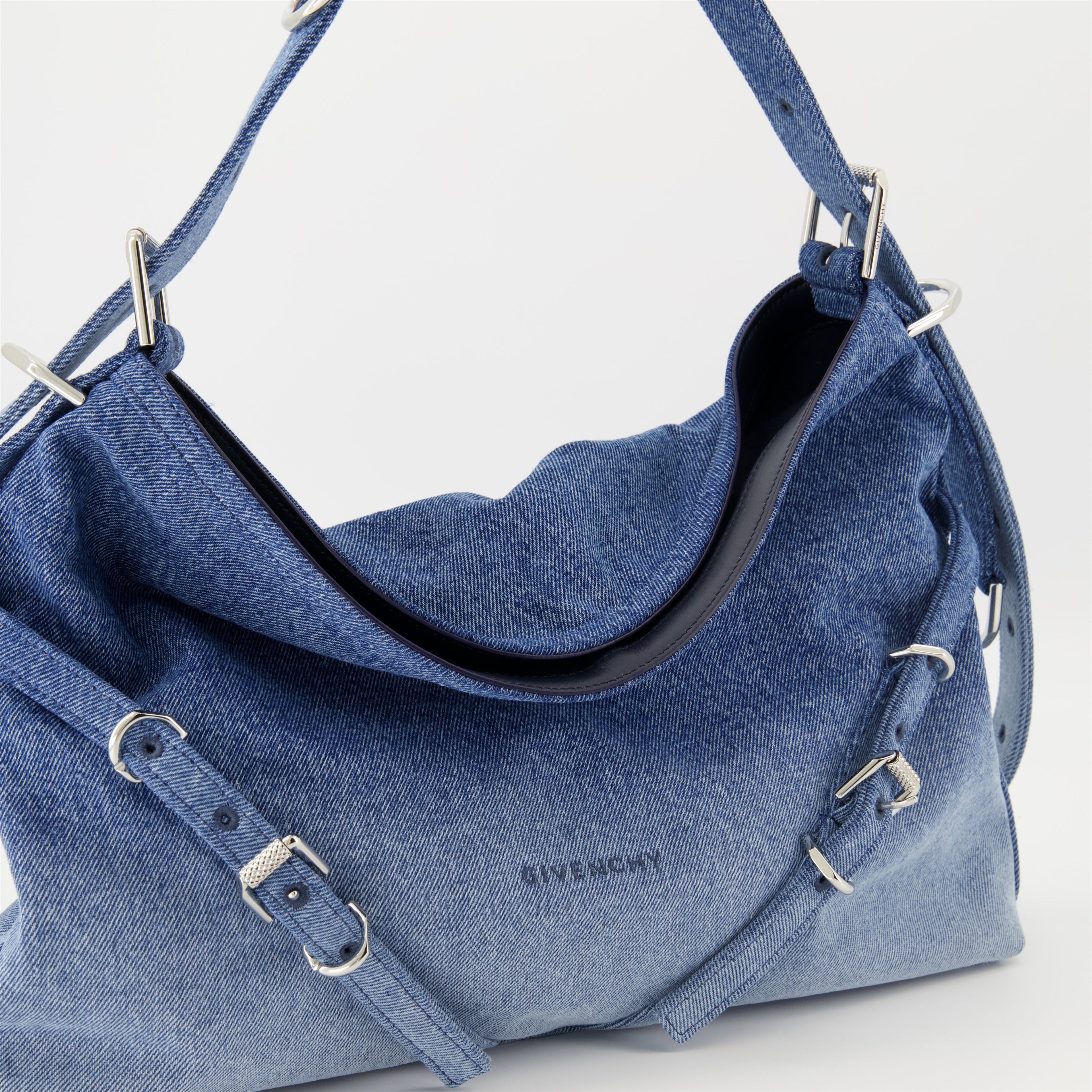 Givenchy bag, denim bag, Voyou bag, adjustable strap, designer accessories