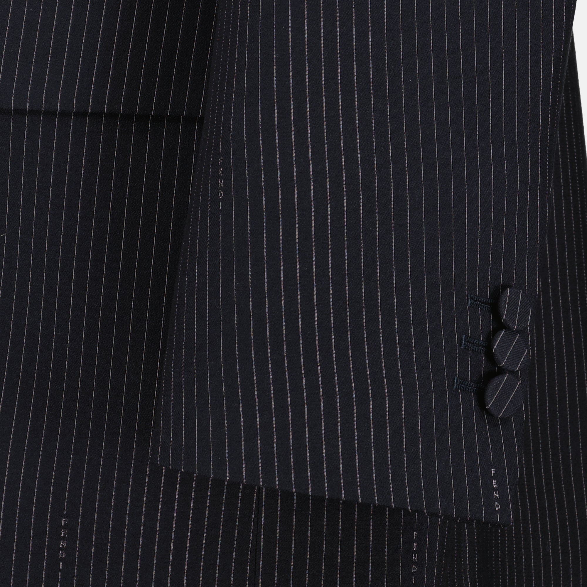 Image of Striped Blazer by Fendi for Women - Season Spring-Summer 2026 - Detail View 2