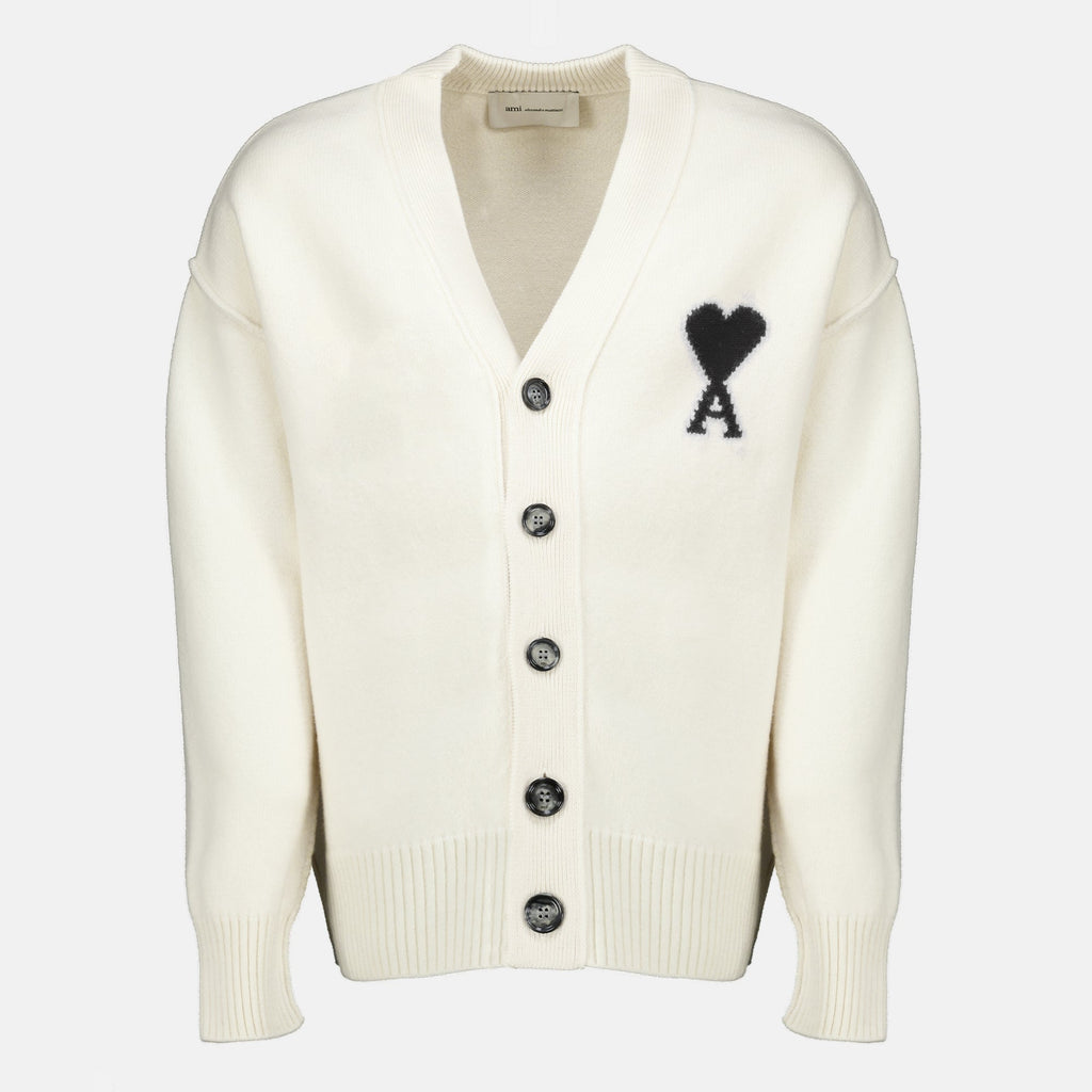 Cárdigan de lana blanca de Coeur