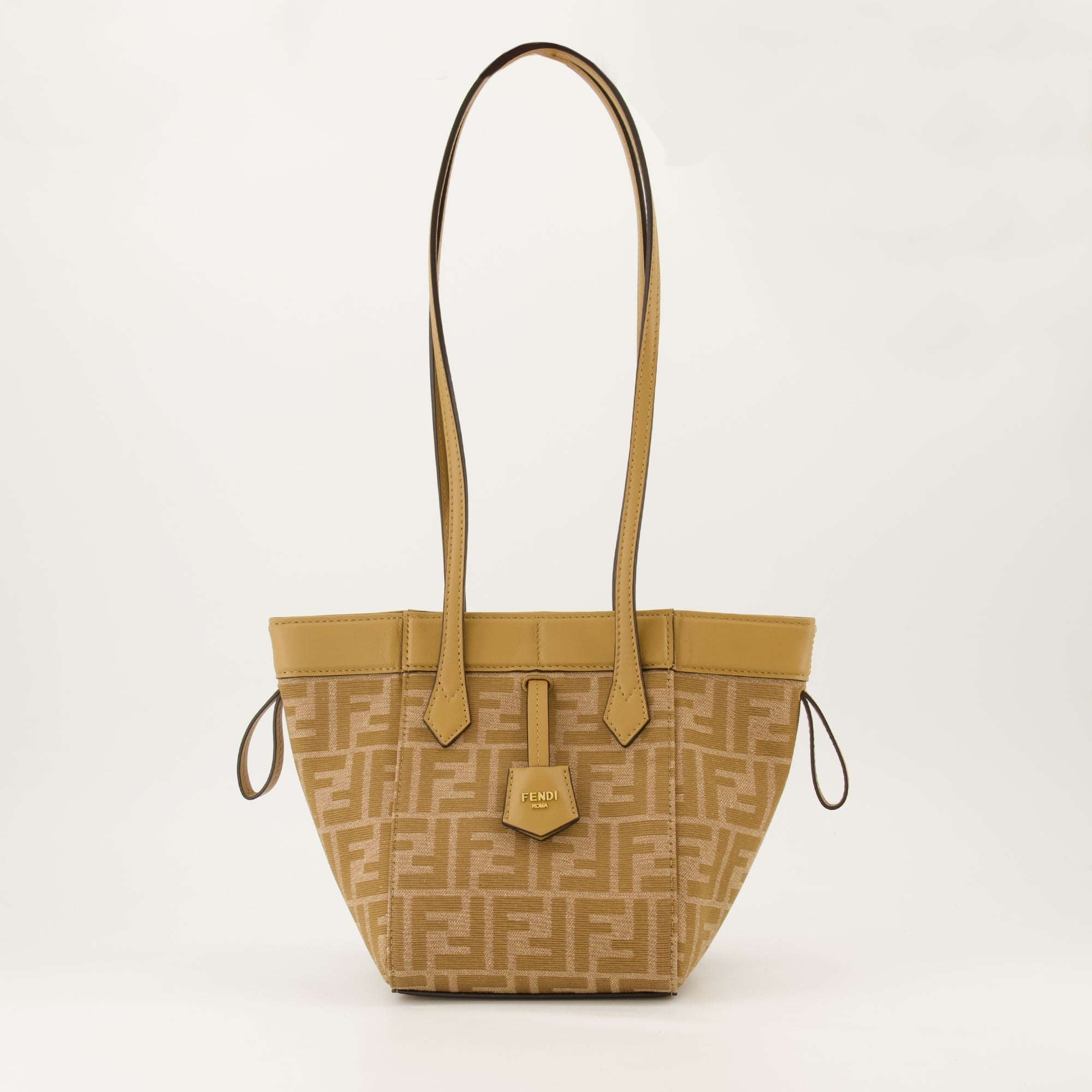 Mini Origami Bag, Canvas, Beige, Luxury Accessories, Elegant Design