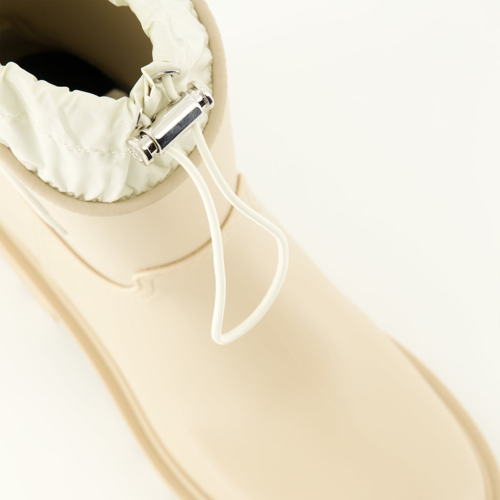 Bottines de pluie beige Kickstream