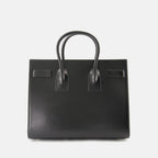 Image of Sac de Jour Small Noir by Saint Laurent for Women - Season Spring-Summer 2025 - Back View